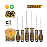 INGCO 6 PCs Screwdriver Set - HKSDS0628