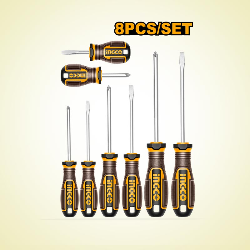 INGCO 8 PCs Screwdriver Set - HKSDS0828