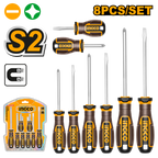 INGCO 8 PCs Screwdriver Set - HKSDS0828