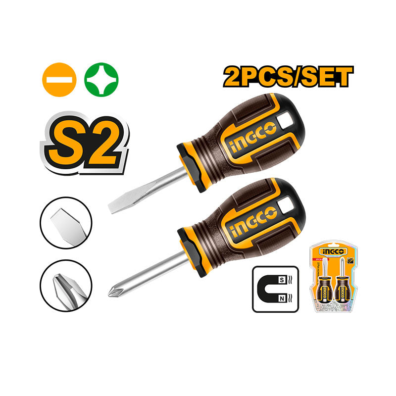 INGCO 2 PCs Screwdriver Set - HKSDS2228