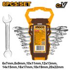 INGCO 8PCs Offset Ring Spanner Set - HKSPA2088