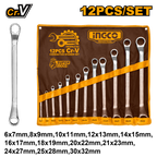 INGCO 12PCs Offset Ring Spanner Set - HKSPA3142