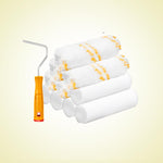 INGCO Micro Fibre, Polyester Foam 100MM (4") Cylinder Brush 11 in 1 Set (Inner wall) - HKTCB121001