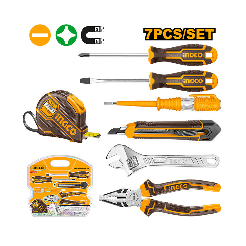 INGCO 7 PCs Hand Tools Set - HKTH10807