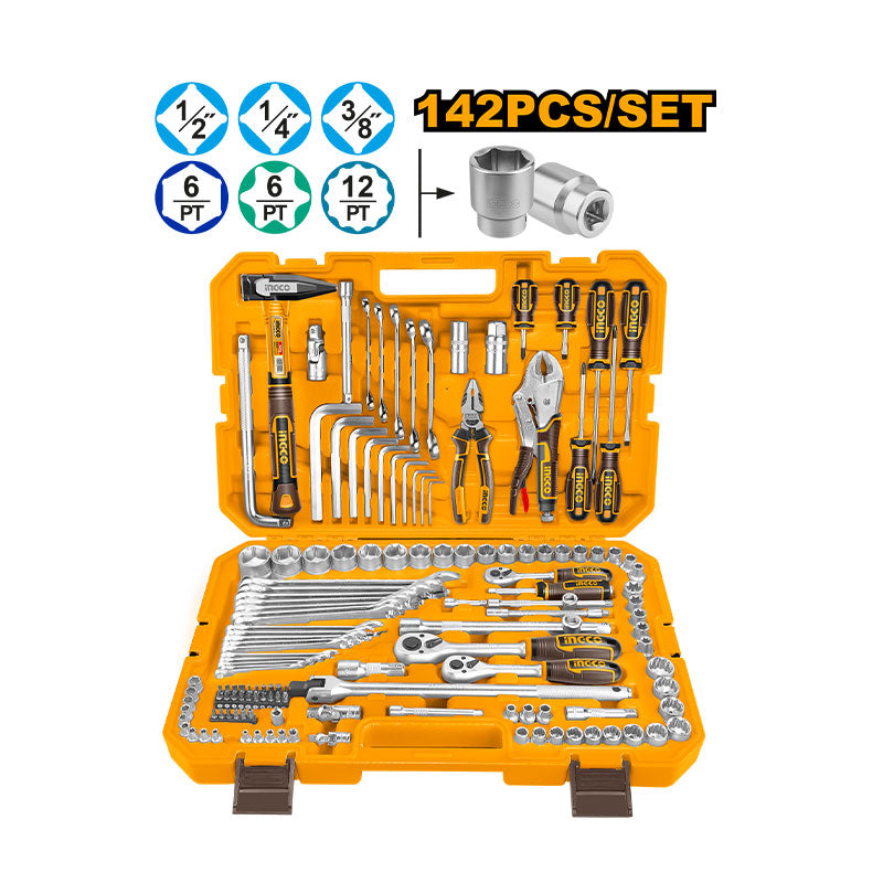 INGCO 142 PCs Combination Tools Set - HKTHP21421