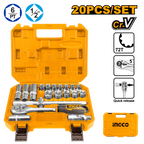 INGCO 20 PCs 1/2" Socket Set - HKTS12201