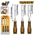 INGCO 3 PCs Wood Chisel Set - HKTWCS301