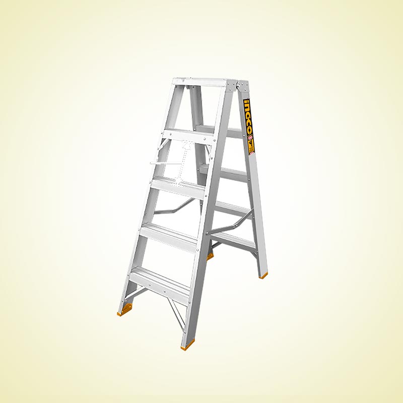INGCO 252MM Spaced, 330LBS, 2x5 Steps Double Side Ladder - HLAD01051