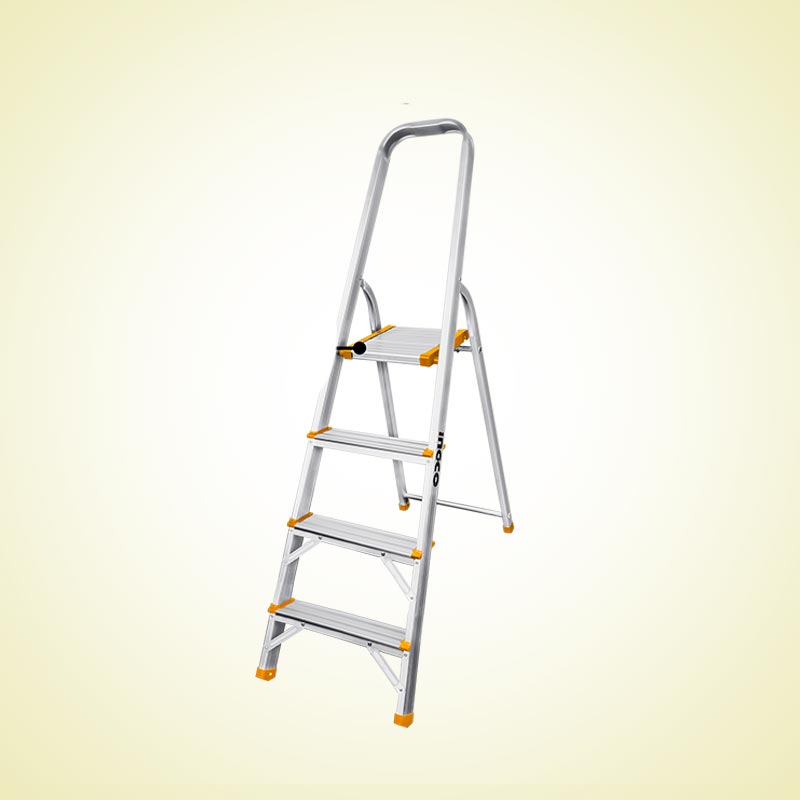 INGCO 4 Steps, 330LBS, 26x25x3CM Household Ladder - HLAD06041