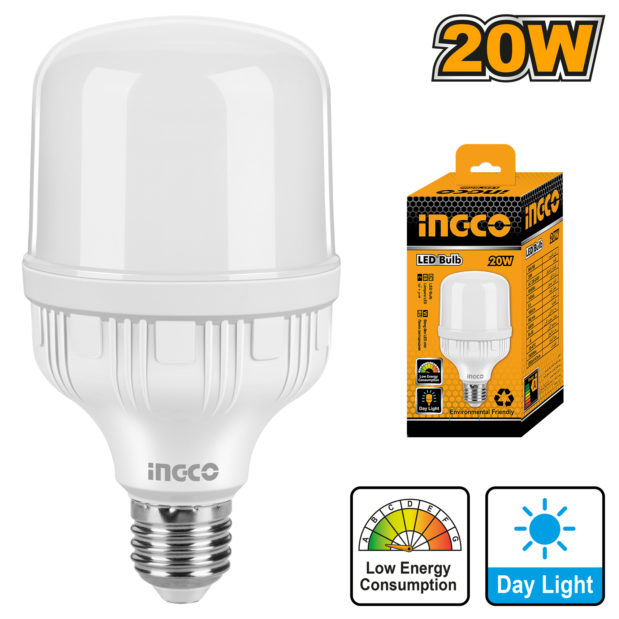 INGCO 20W LED T Lamp - HLBACD3201T Main image