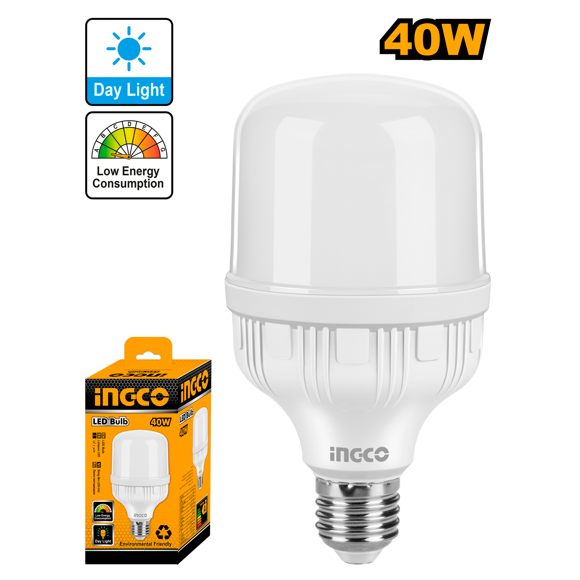 INGCO LED T Lamp 40W - C50 - HLBACD3401T Main image