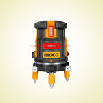 INGCO 5 Lines Self-Leveling Line Laser (Red Laser Beams) - HLL306505