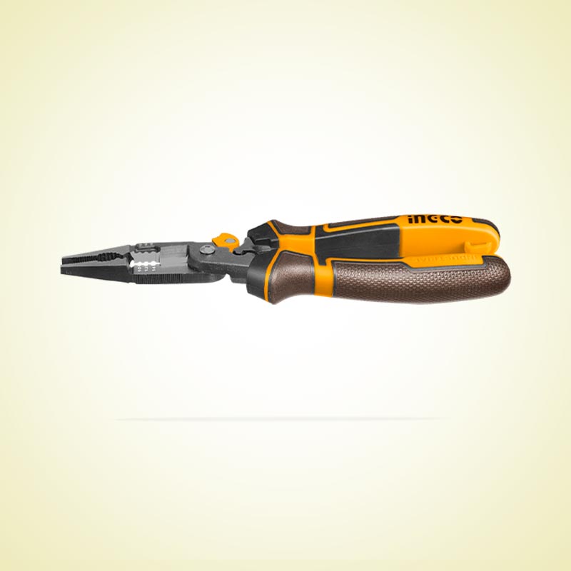 INGCO 200MM (8") 6-in-1 Multi-Function Long Nose Pliers - HMFLNP28200