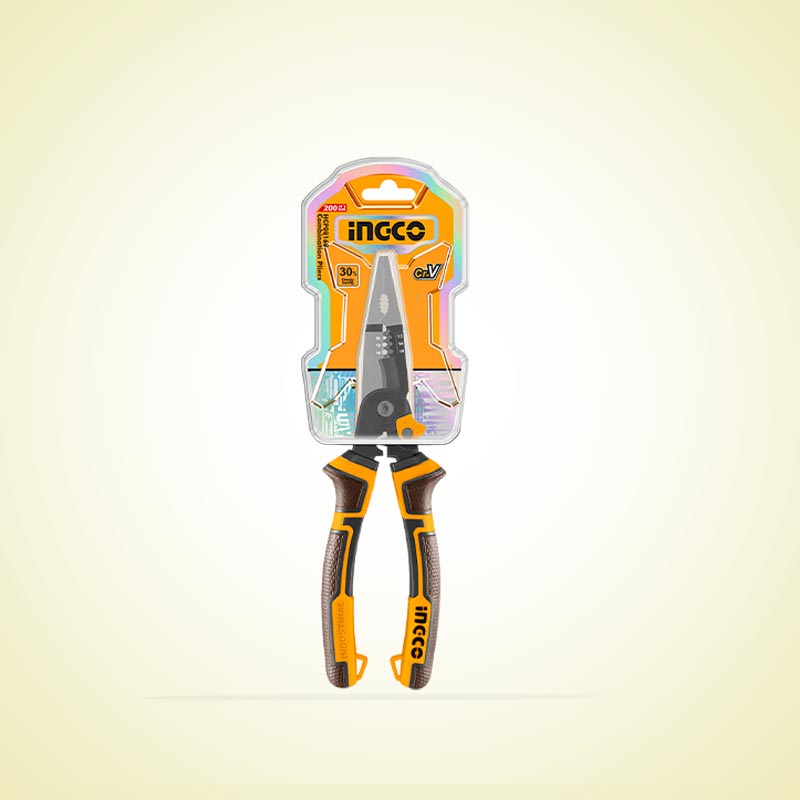 INGCO 200MM (8") 6-in-1 Multi-Function Long Nose Pliers - HMFLNP28200