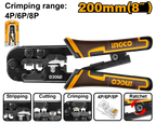 INGCO 200MM (8") Modular plug crimper HMPCN2468R