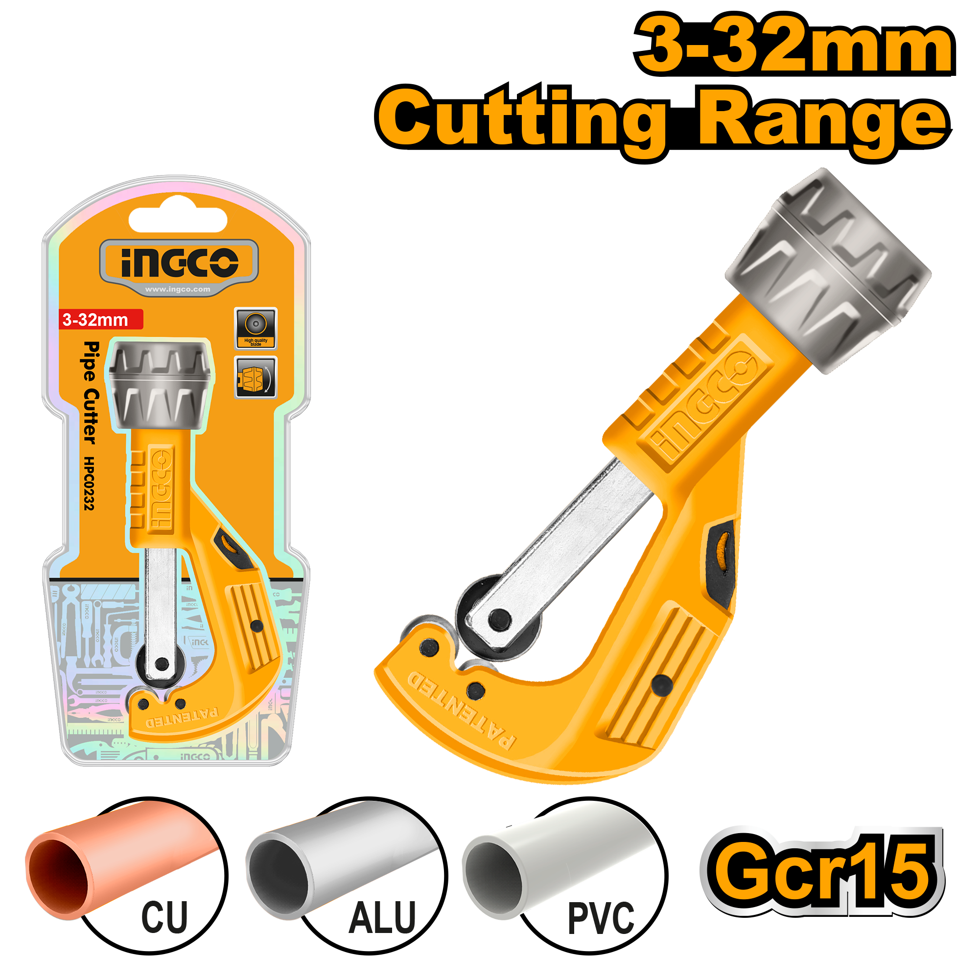 INGCO 3-32MM Pipe Cutter - HPC0232 Main image