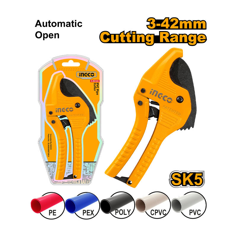 INGCO 3-42MM PVC Pipe Cutter - HPCS05428