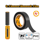 INGCO 0.12MMx18MMx9.15MPVC Insulating Tape - HPET1103