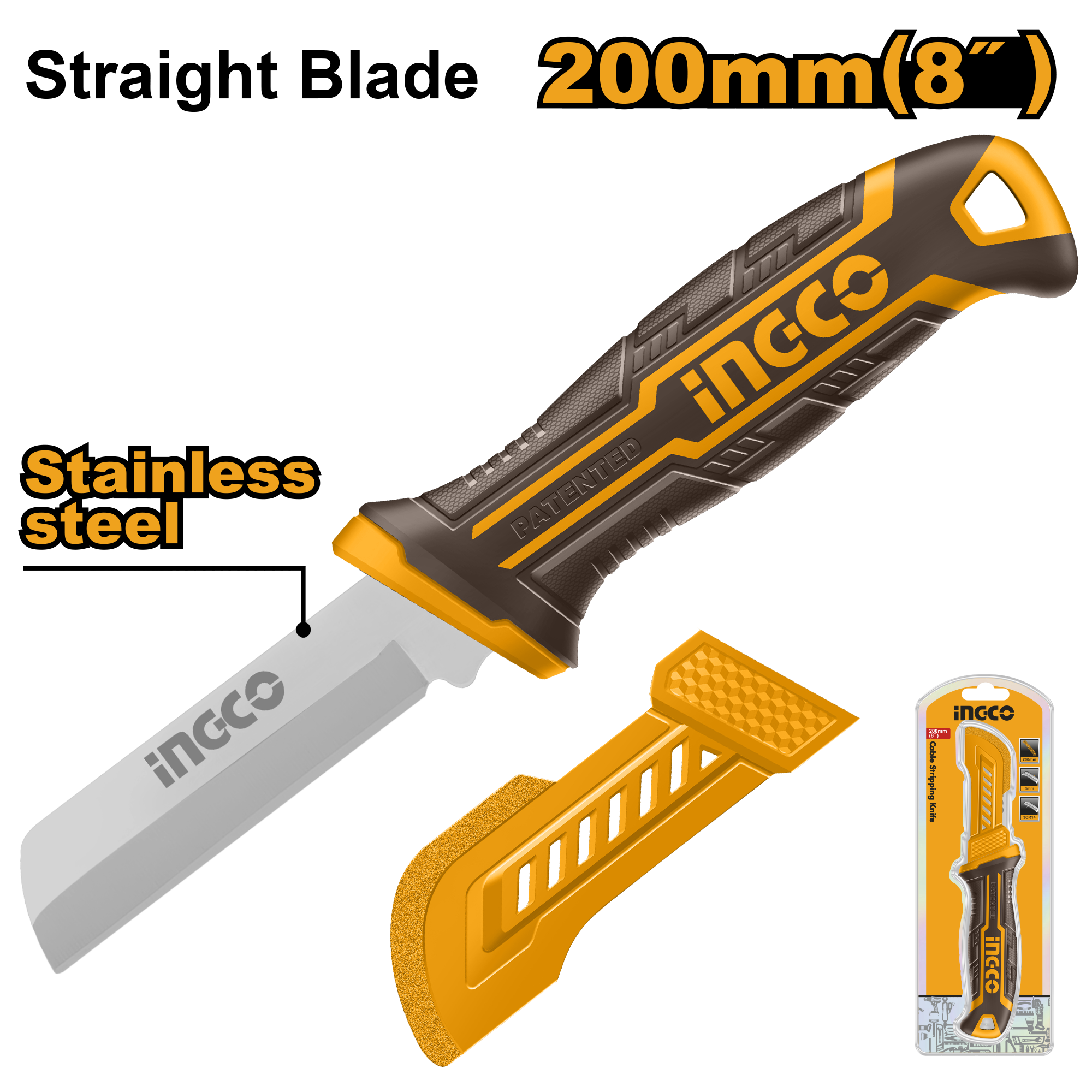 INGCO 200MM (8") Cable Stripping Knife - HPK82101