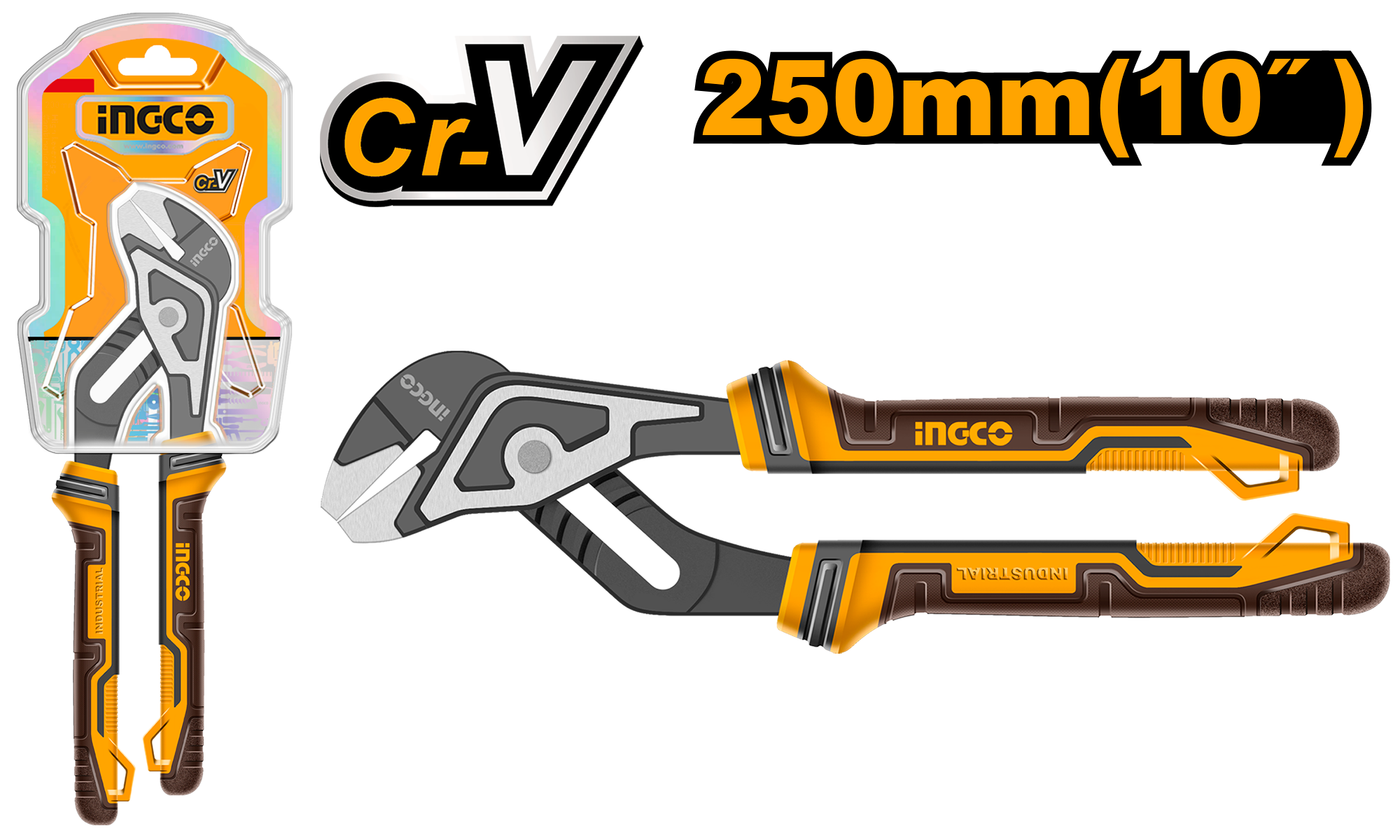 INGCO 250MM (10") Pump Pliers - HPP28251 Main image