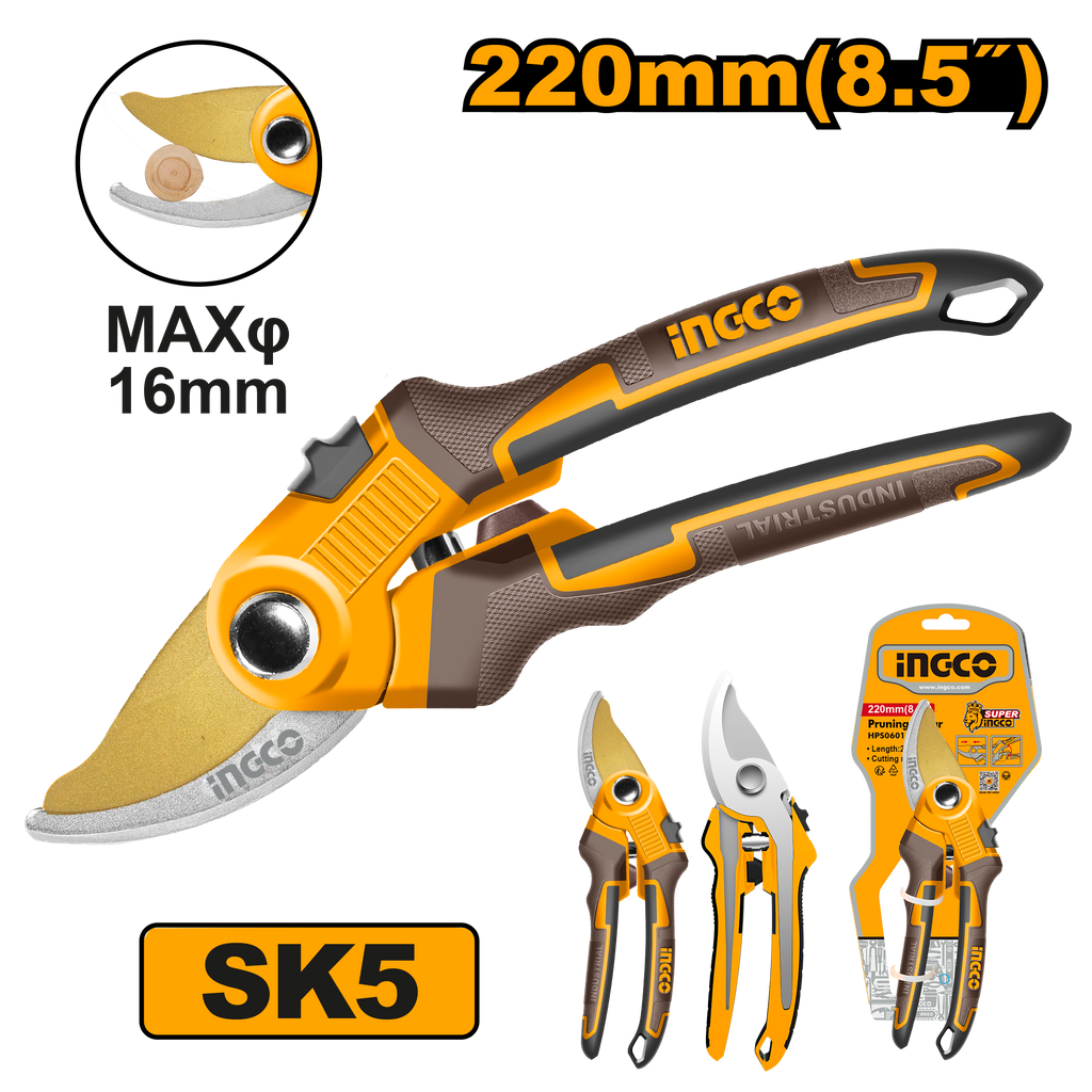 INGCO 220MM (8.5") Pruning Shear - HPS0601