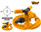 INGCO 78M² Plastic 3 Arm Rotatory Sprinkler - HPS23602