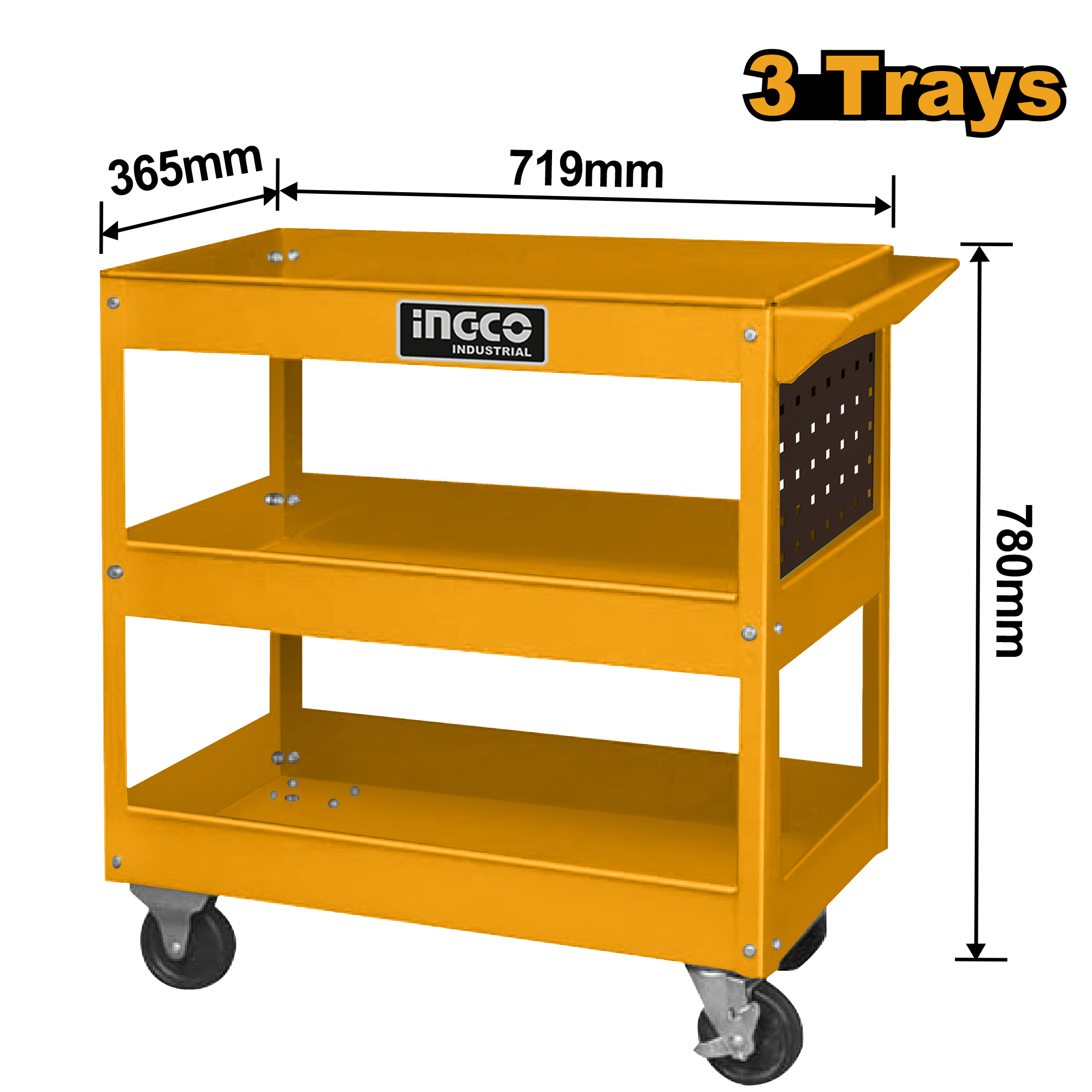 INGCO 3 Trays Tool Cart - HPTCT031 Main image