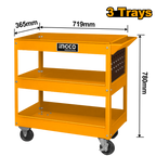 INGCO 3 Trays Tool Cart - HPTCT031