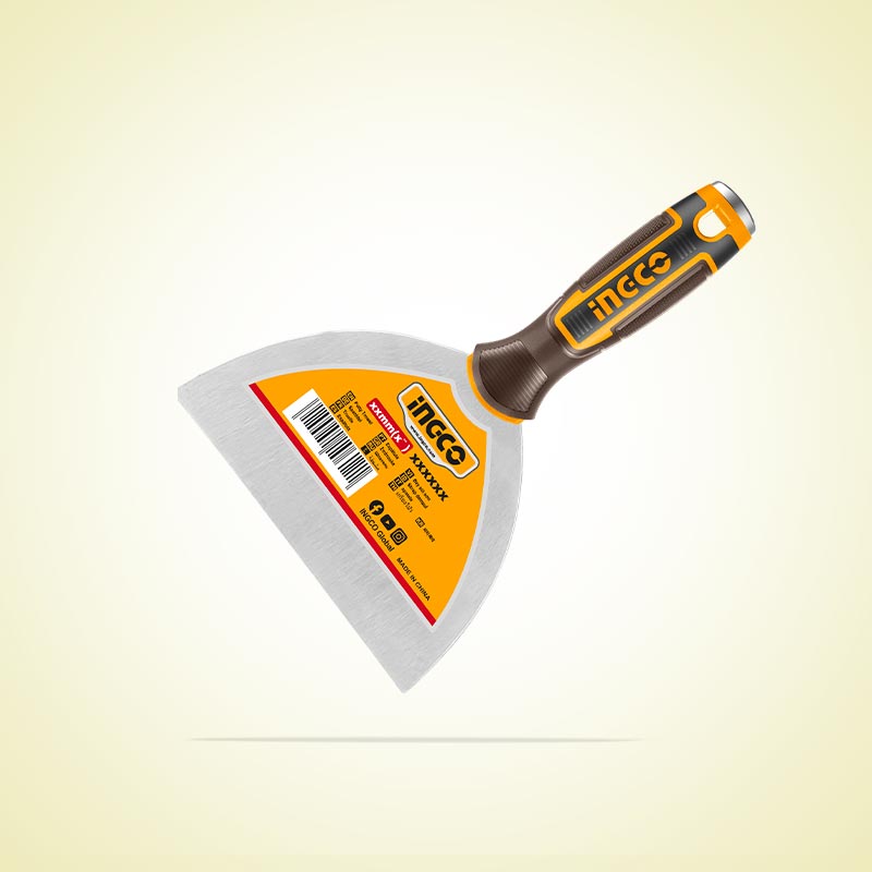 INGCO Metal Head End, Flexible 200MM (8") Putty Trowel - HPUT08200