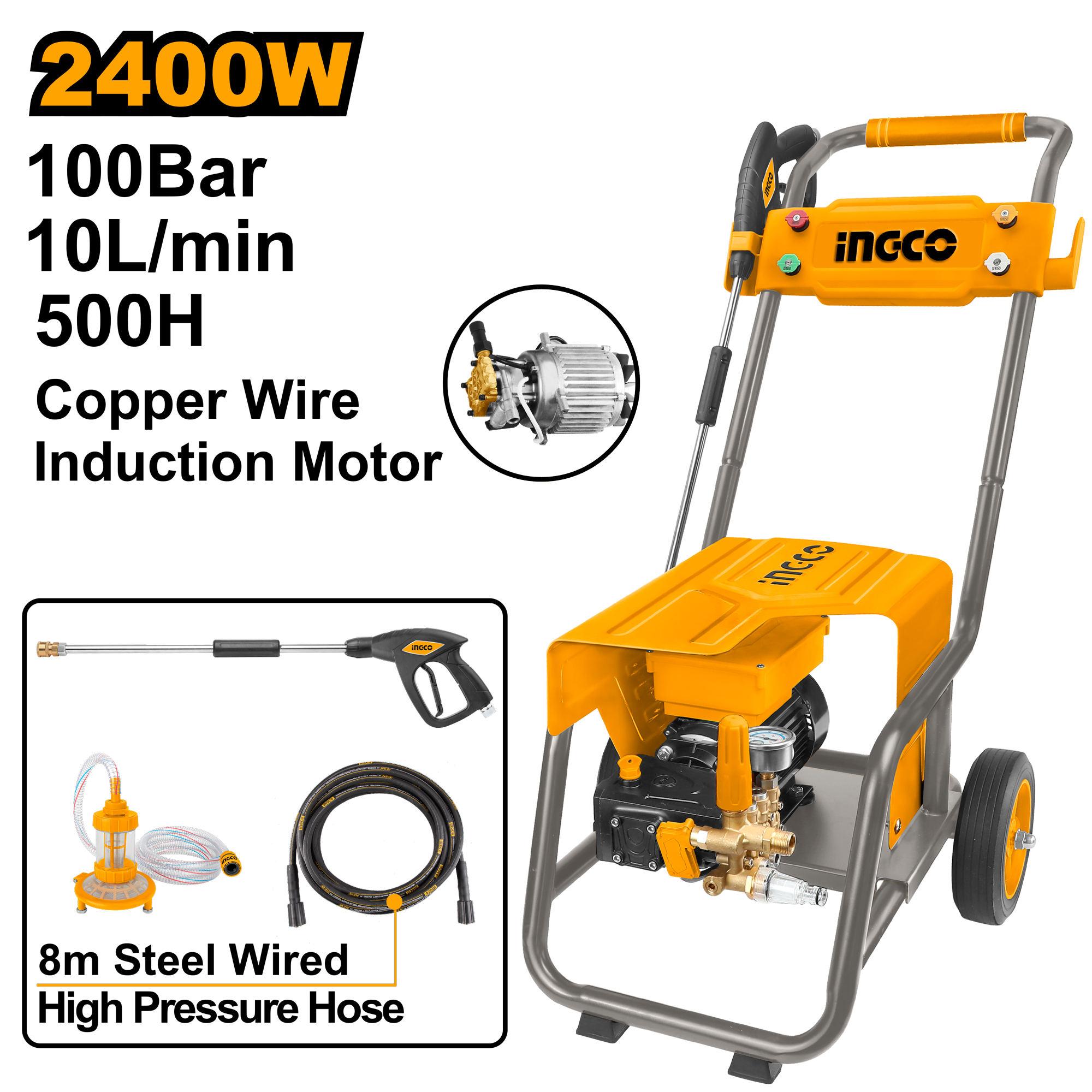 INGCO High Pressure Washer (For commercial use) - HPWR30018 Main image