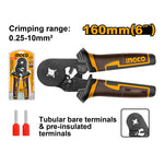 INGCO 160MM (6") Ratchet Crimping Plier - HRCPG05210