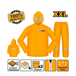 INGCO 100% New PVC Rain Suit - HRCTSKT031.M, L, XL, XXL, XXXL