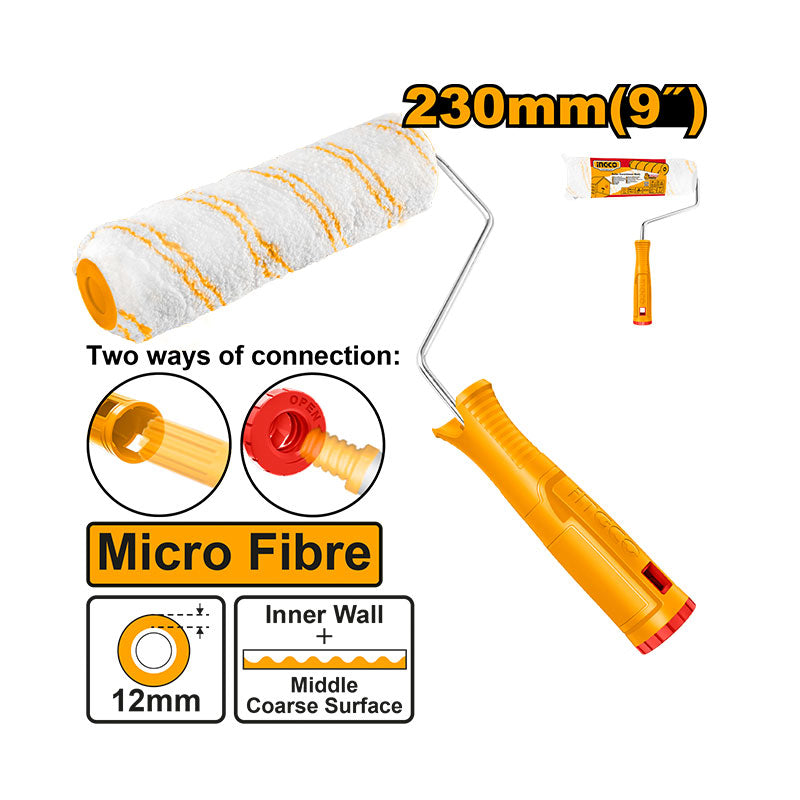 INGCO Micro Fibre 230MM (9") Cylinder Brush (Inner Wall) - HRHT282302