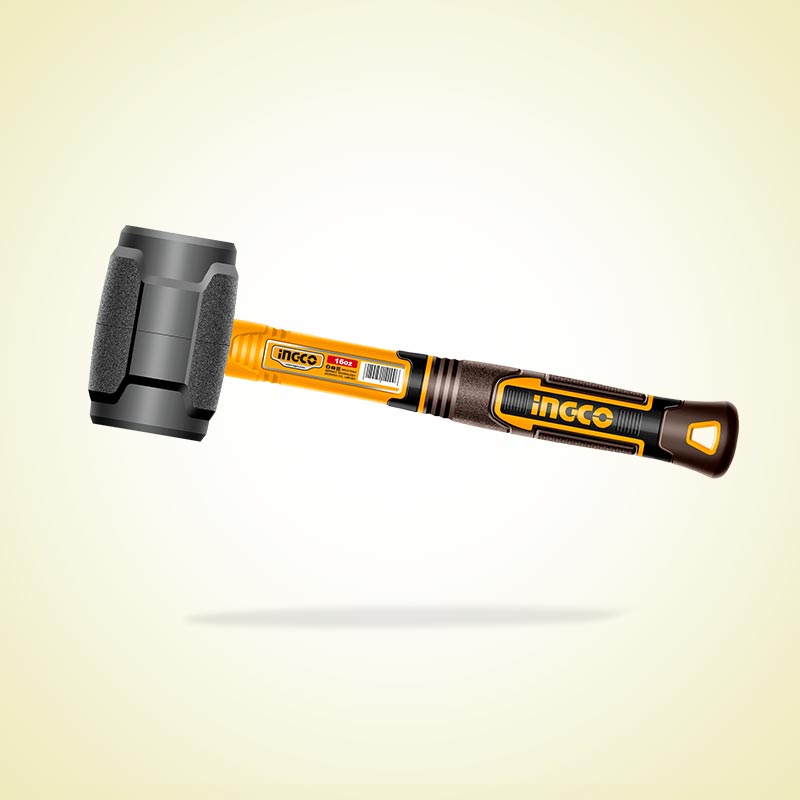 INGCO 16Oz Rubber Hammer - HRUH8816