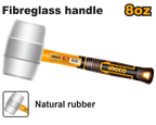 INGCO 8 Oz Rubber Hammer - HRUH8908