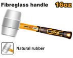 INGCO 16 Oz Rubber Hammer - HRUH8916