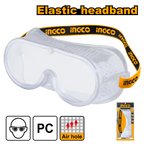 INGCO Elastic Headband Safety Goggles - HSG02