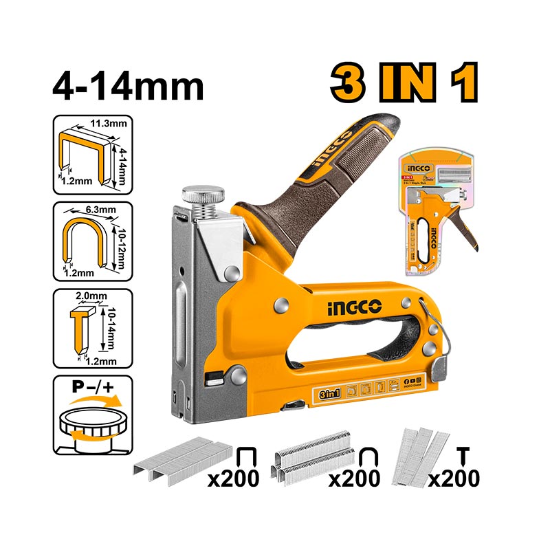 INGCO 3 In 1 Staple Gun - HSG1405