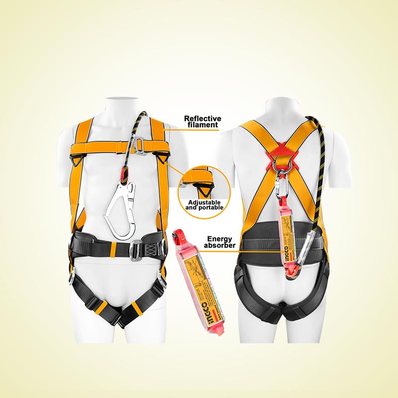 INGCO Safety Rope Size, 14MMx1.95M Safety Harness - HSH501420