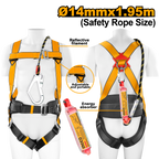 INGCO Safety Rope Size, 14MMx1.95M Safety Harness - HSH501420