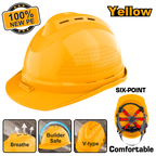 INGCO Comfortable, Six-Point Safety Helmet - HSH801, HSH802 & HSH804
