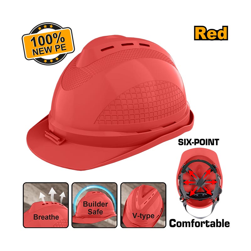 INGCO Comfortable, Six-Point Safety Helmet - HSH801, HSH802 & HSH804