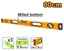 INGCO 80CM Milled Bottom Spirit Level - HSL08080