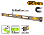 INGCO 150CM Milled Bottom Spirit level with Powerful Magnets - HSL38150M