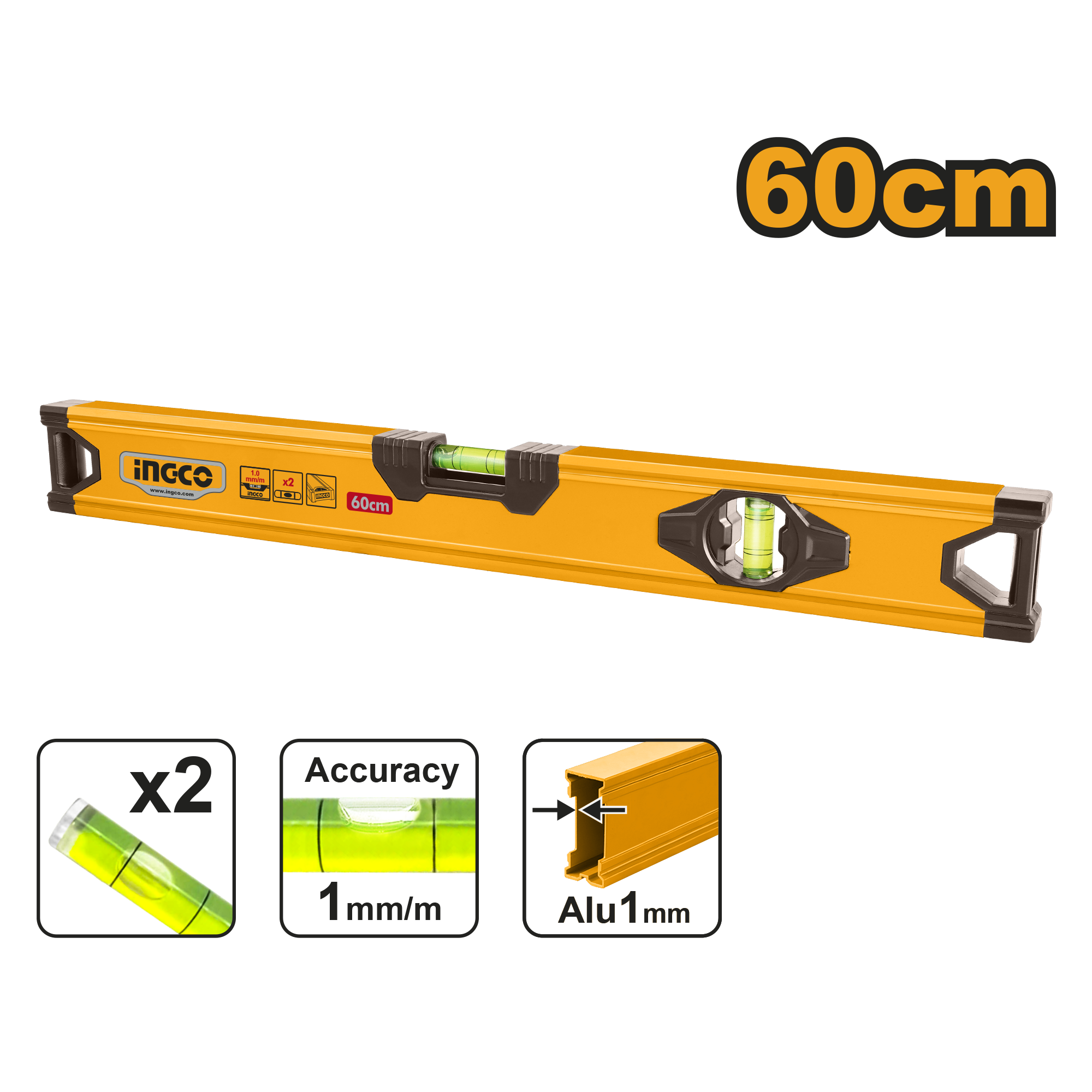 INGCO 60CM Spirit Level - HSL58060