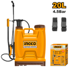 INGCO 20L, 4.5 Bar Knapsack Sprayer - HSPP42002
