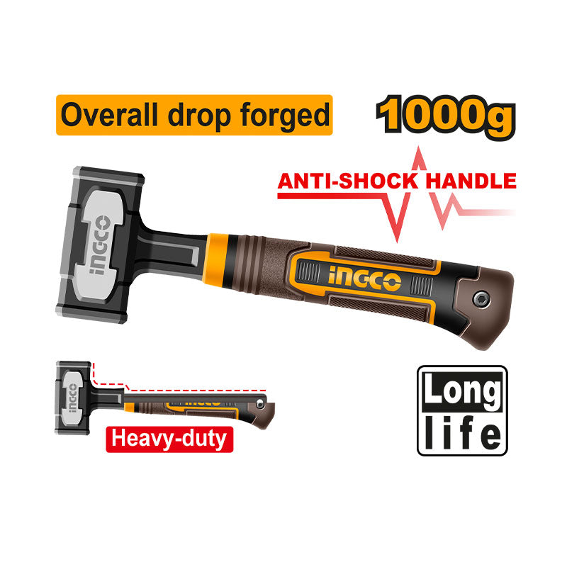 INGCO 1000g Stoning Hammer - HSTH81000L
