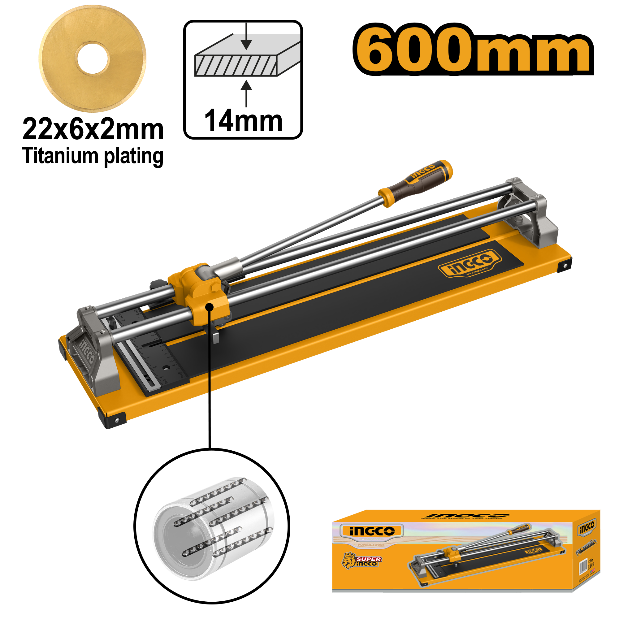 INGCO 600MM Tile Cutter - HTC04601