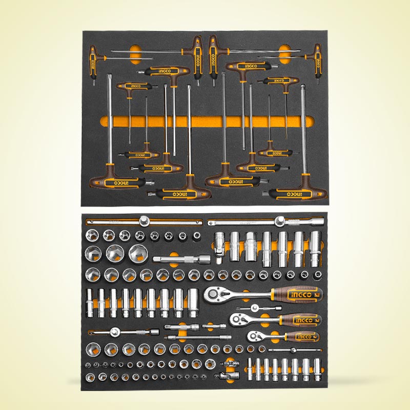 INGCO 328-Piece Tool Chest Set with 7 Drawers - HTCS273281