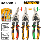 INGCO 250MM (10") 3 PCs Aviation Snip Set - HTSNK0110